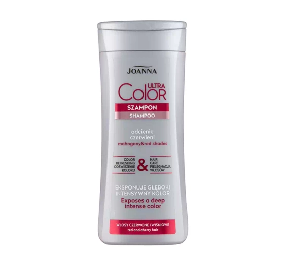 Joanna Ultra Color szampon do włosów odcienie czerwieni 200ml