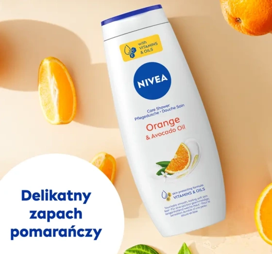 NIVEA Orange&Avocado Oil pielęgnujący żel pod prysznic 500 ml