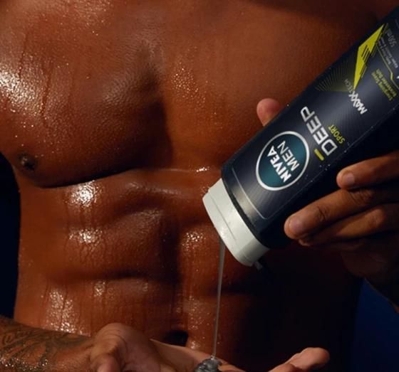 NIVEA MEN Deep Sport żel pod prysznic 3w1 dla mężczyzn 500 ml
