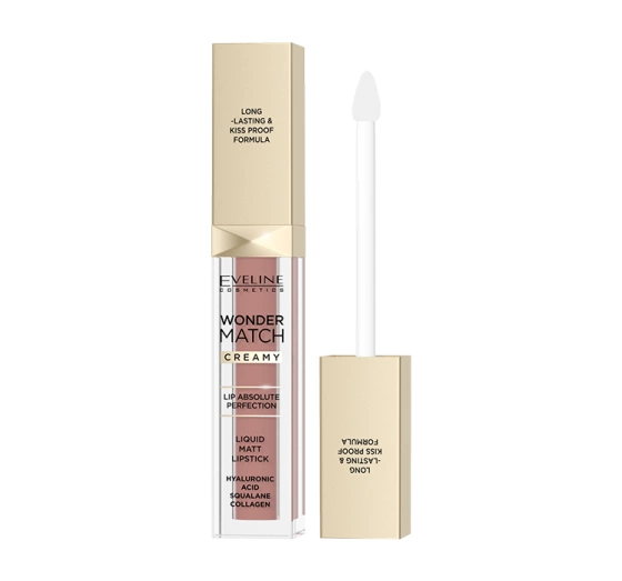 Eveline Cosmetics Wonder Match matowa pomadka w płynie 04 Caramel 6,8 ml