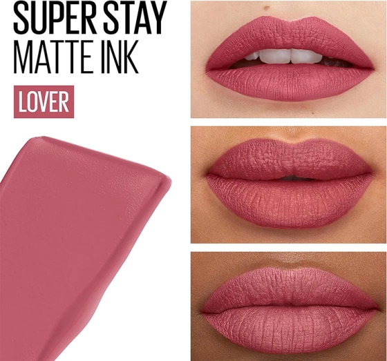 Maybelline Matte Ink matowa pomadka do ust w płynie 15 Lover 5 ml