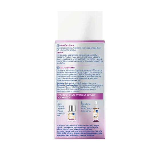 NIVEA Luminous630 glow-esencja w płynie peeling mikrozłuszczający 100 ml