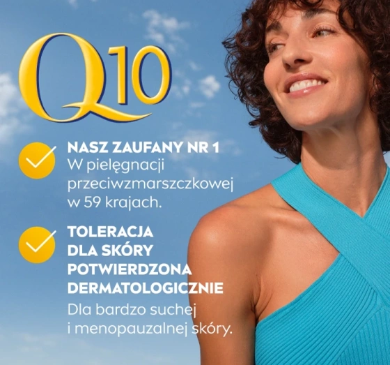 NIVEA Q10 Przeciwzmarszczkowe Ekstra Odżywienie głęboko odbudowujący krem na dzień SPF15 50 ml