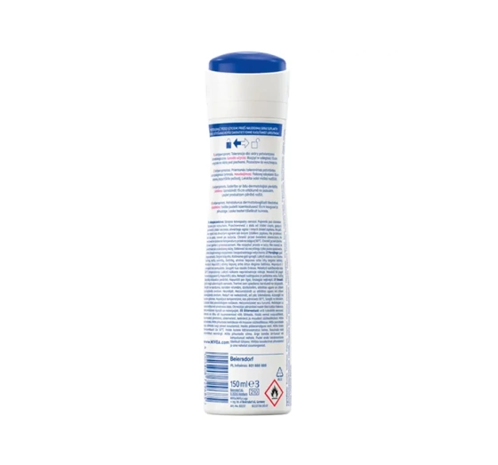 NIVEA Black&White Invisible Clear antyperspirant w sprayu dla kobiet 150 ml