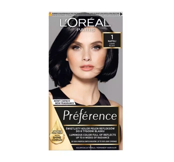 L'Oréal Paris Preference farba do włosów 1 Czerni