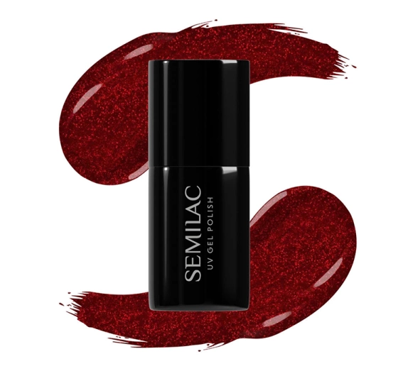 Semilac Festive Wonder Colors lakier hybrydowy 306 Divine Red 7 ml