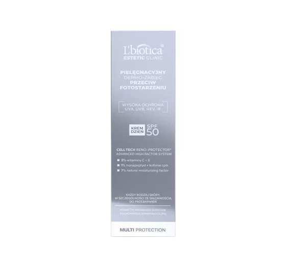 L'Biotica Estetic Clinic Multi Protection pielęgnacyjny krem dzień SPF50 35 ml