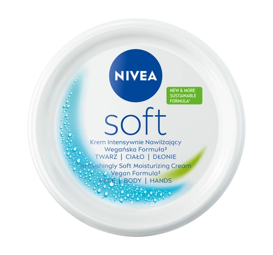 NIVEA Soft intensywnie nawilżający krem do twarzy, ciała i dłoni 300 ml