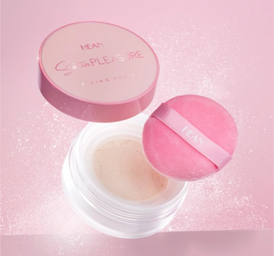 Hean Satin Pleasure Fixing Powder sypki puder do twarzy o satynowym wykończeniu 7 g