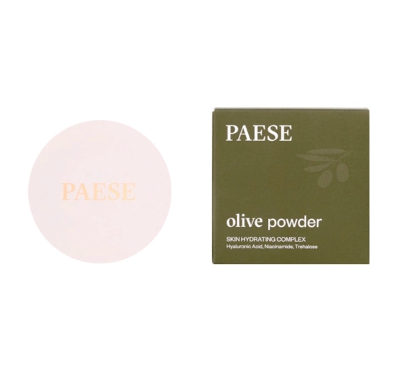 Paese Olive transparentny sypki puder oliwkowy do twarzy 6 g