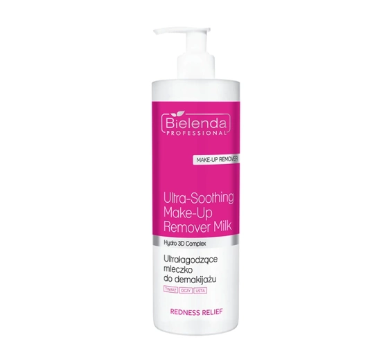 Bielenda Professional Redness Relief ultrałagodzące mleczko do demakijażu 500 ml