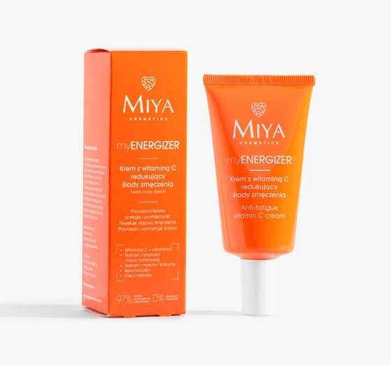 Miya Cosmetics MyEnergizer krem z witaminą C redukujący ślady zmęczenia 40ml