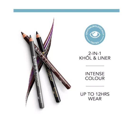 Bourjois Khol Contour kredka do oczu 002 Ultra Black 1,2 ml