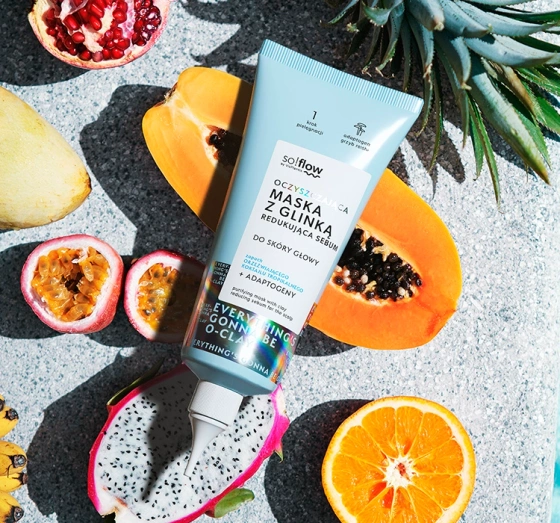 So!Flow Oczyszczająca maska z glinką do skóry głowy redukująca sebum 100ml