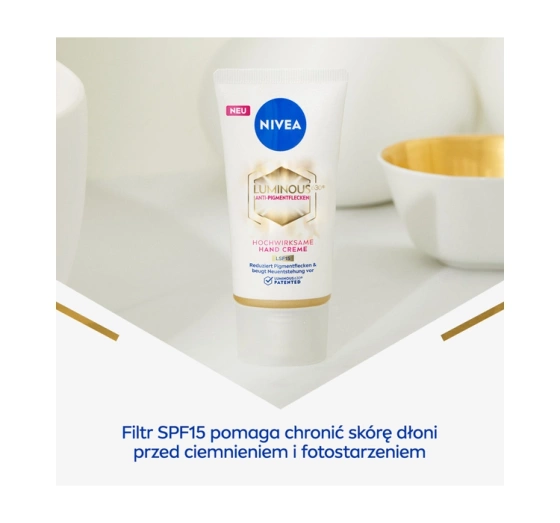 NIVEA Luminous630 krem do rąk przeciw przebarwieniom SPF15 50 ml