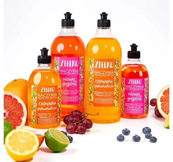 Zielko płyn do mycia naczyń Różowy Grejpfrut 1000ml