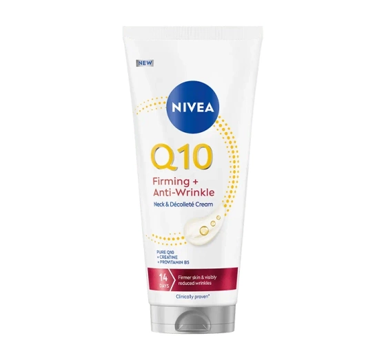 NIVEA Q10 Ujędrniający Przeciwzmarszczkowy krem do pielęgnacji szyi i dekoltu 200 ml