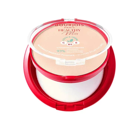 Bourjois Healthy Mix Clean matujący puder do twarzy 01 Ivory 10 g