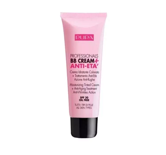 Pupa BB Cream anti aging krem BB podkład Sand 002