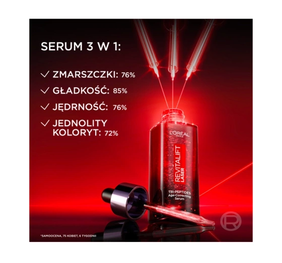 L'Oréal Paris Revitalift Laser serum przeciw oznakom starzenia z trzema peptydami 30ml