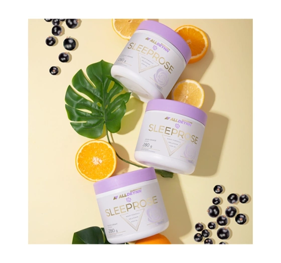 Allnutrition Alldeynn Sleeprose suplement diety w proszku Lemon Orange 280 g