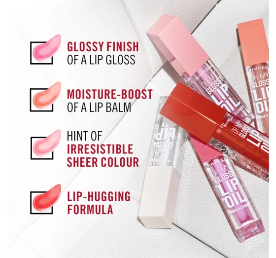 Rimmel Oh My Gloss! olejek do ust 000 Clear Cloud 4,5ml