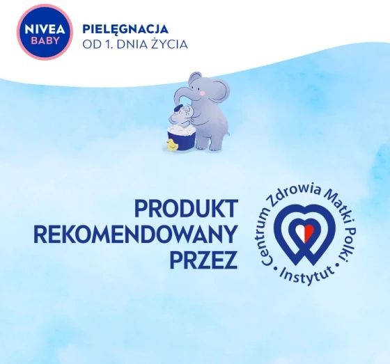 NIVEA BABY żel 2w1 do mycia ciała i włosów dla dzieci z pompką 500 ml
