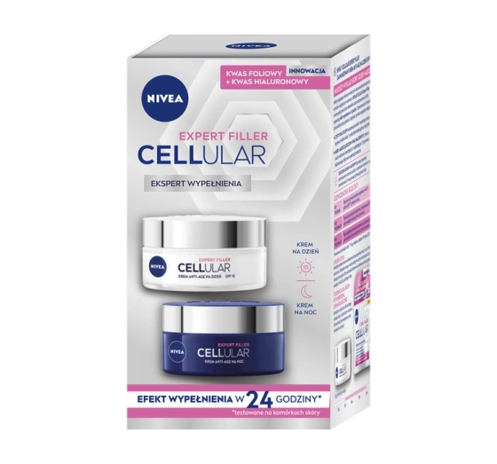 NIVEA Cellular Expert Filler 2 Pack krem na dzień 50 ml krem na noc 50 ml