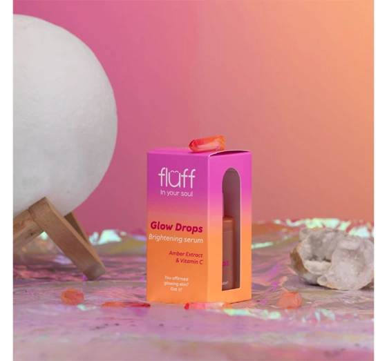 Fluff In Your Soul rozświetlające serum z bursztynem i witaminą C 30 ml