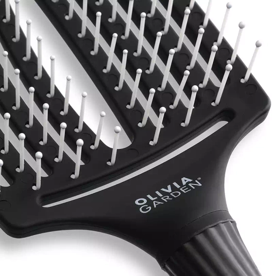 Olivia Garden Fingerbrush Ionic szczotka do włosów Large Black