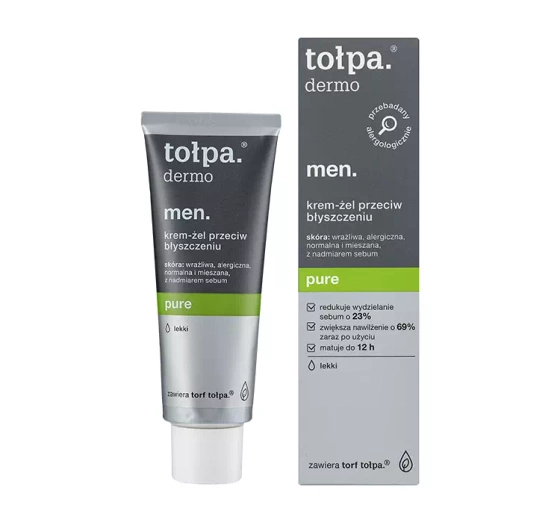 Tołpa Dermo Men Pure krem-żel przeciw błyszczeniu 40ml