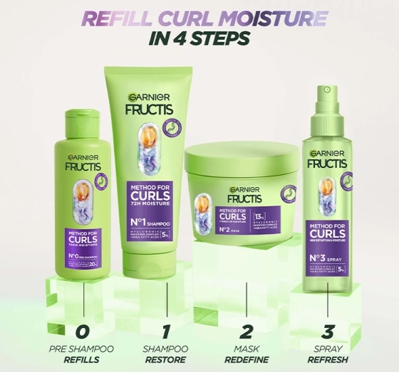 Garnier Fructis Curls Method maska do włosów kręconych i falowanych N2 370 ml