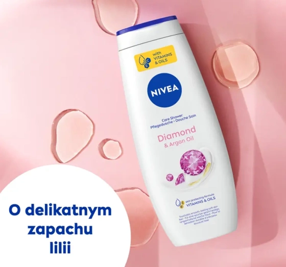NIVEA Diamond&Argan Oil pielęgnujący żel pod prysznic 500 ml