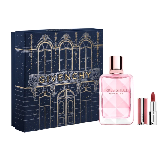 Givenchy woda perfumowana spray Irresistible Very Floral 50 ml pomadka do ust Le Rouge Sheer Velvet 27 1,5 g