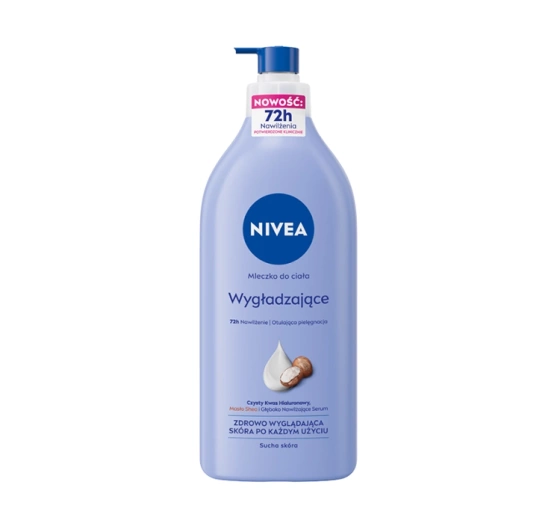 NIVEA wygładzające mleczko do ciała z pompką do suchej skóry 625 ml