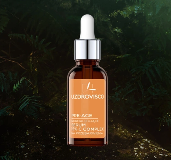 Uzdrovisco Pre-Age normalizujące serum do twarzy 15% C Complex na przebarwienia 30ml