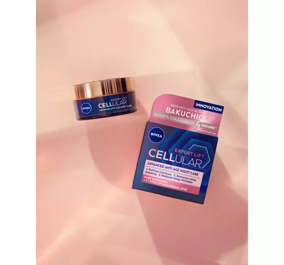 NIVEA Cellular Expert Lift krem do twarzy anti-age na noc 50 ml