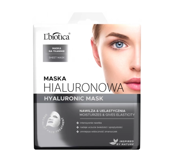 L'Biotica maska na tkaninie hialuronowa 23 ml