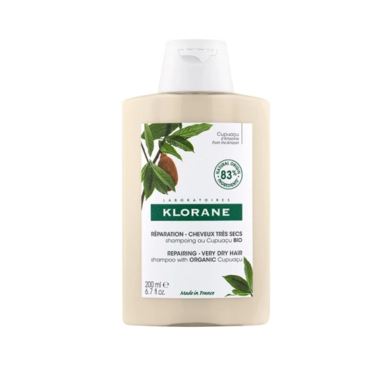 Klorane Organiczne Masło Cupuacu szampon do włosów bardzo suchych i zniszczonych 200 ml