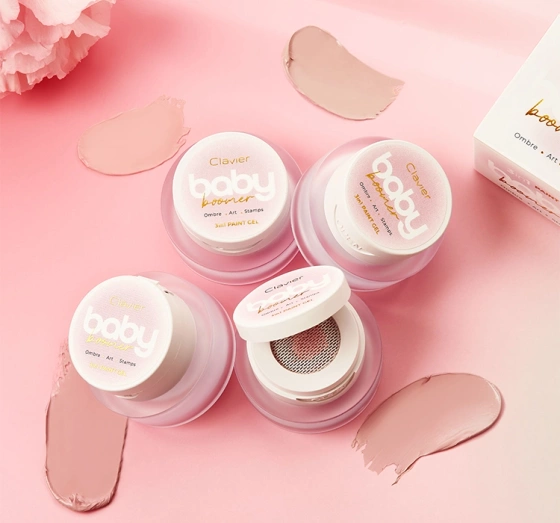 Clavier Nailsology Baby Boomer Blush Beauty wielozadaniowy żel 3w1 do stylizacji paznokci B02 Ballet 3 g