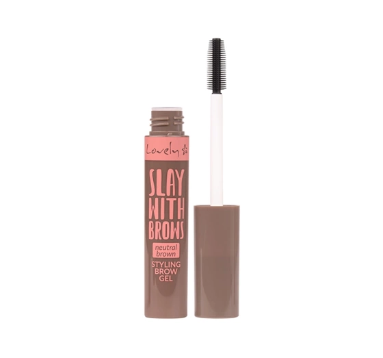 Lovely Slay With Brows utrwalający i koloryzujący żel do brwi 01 Neutral Brown