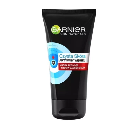 Garnier Czysta Skóra Aktywny Węgiel maska peel-off przeciw zaskórnikom 50 ml