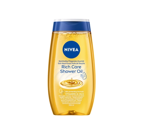 NIVEA Rich Care pielęgnujący olejek pod prysznic 200 ml