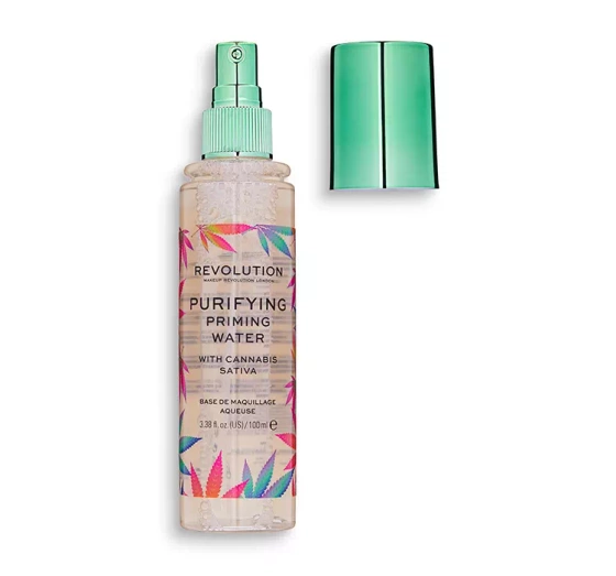 Makeup Revolution Good Vibes Cannabis Sativa nawilżająca mgiełka do twarzy 100ml