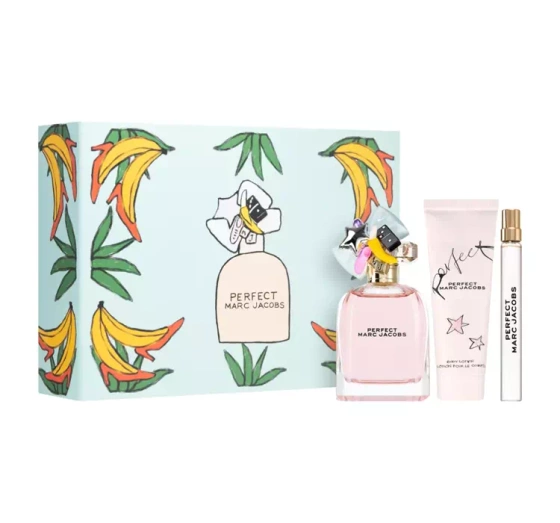 Marc Jacobs Perfect woda perfumowana spray 100 ml 10 ml balsam do ciała 75 ml