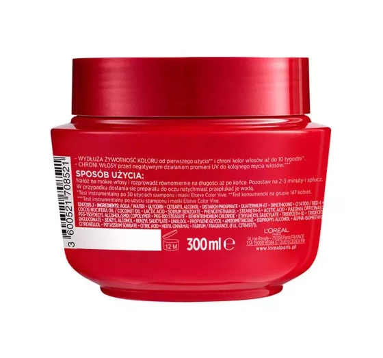 L'Oréal Paris Elseve Color Vive maska do włosów farbowanych 300 ml