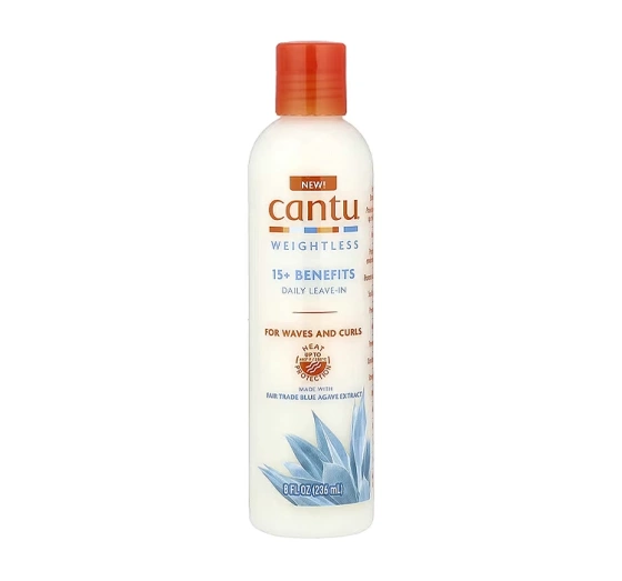 Cantu Weightless 15 Benefits Daily Leave-In odżywka bez spłukiwania do loków i fal 236 ml