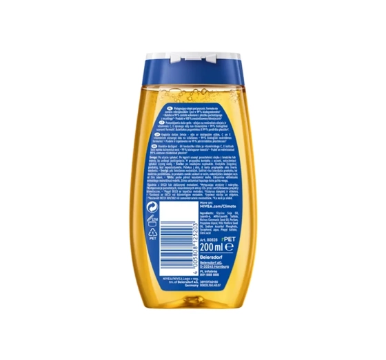 NIVEA Rich Care pielęgnujący olejek pod prysznic 200 ml