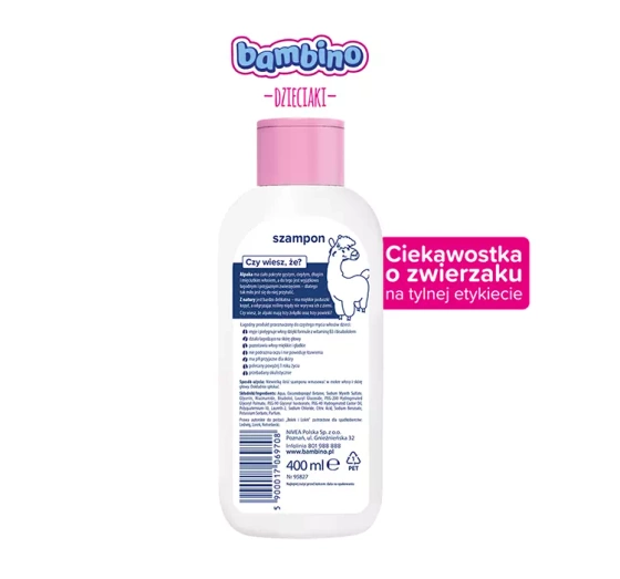 Bambino Dzieciaki Bolek i Lolek szampon 400 ml