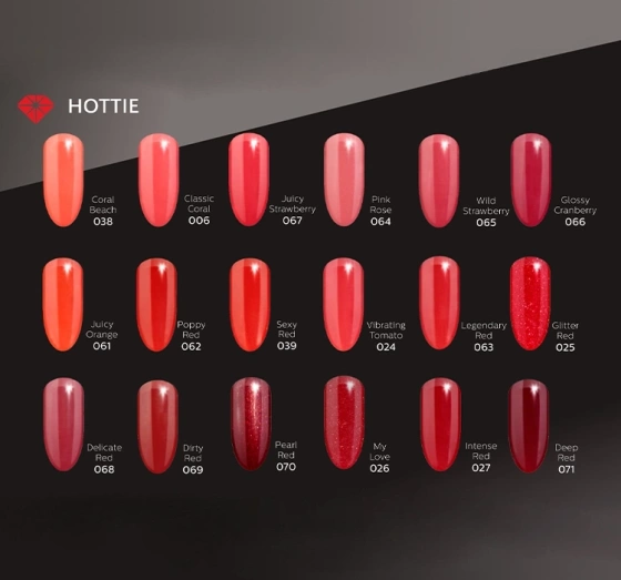 Semilac Hottie lakier hybrydowy 062 Poppy Red 7 ml